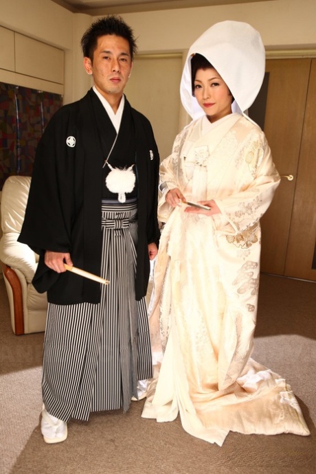 Japanese woman Yui Ayana has her breasts fondled under traditional clothing 16341607
